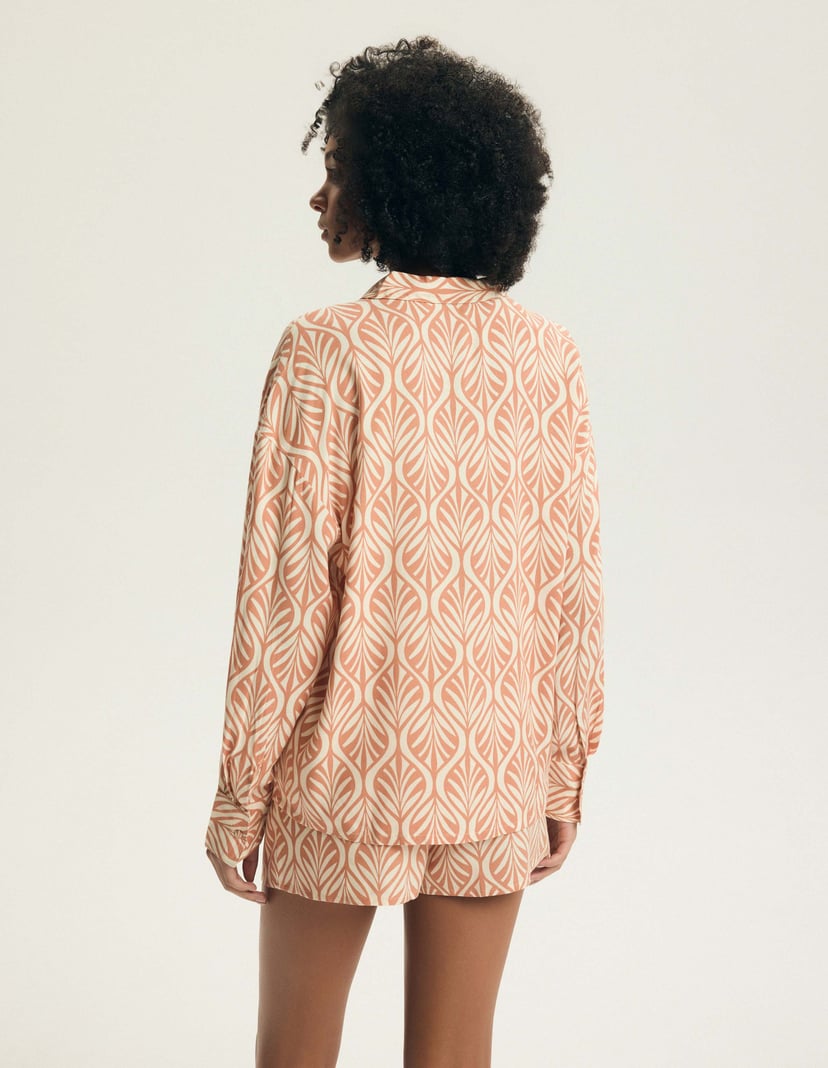 Piżama Denise pomarańczowy 7