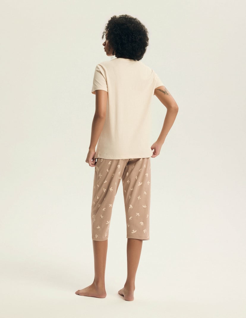 Piżama Eluna beżowy 7