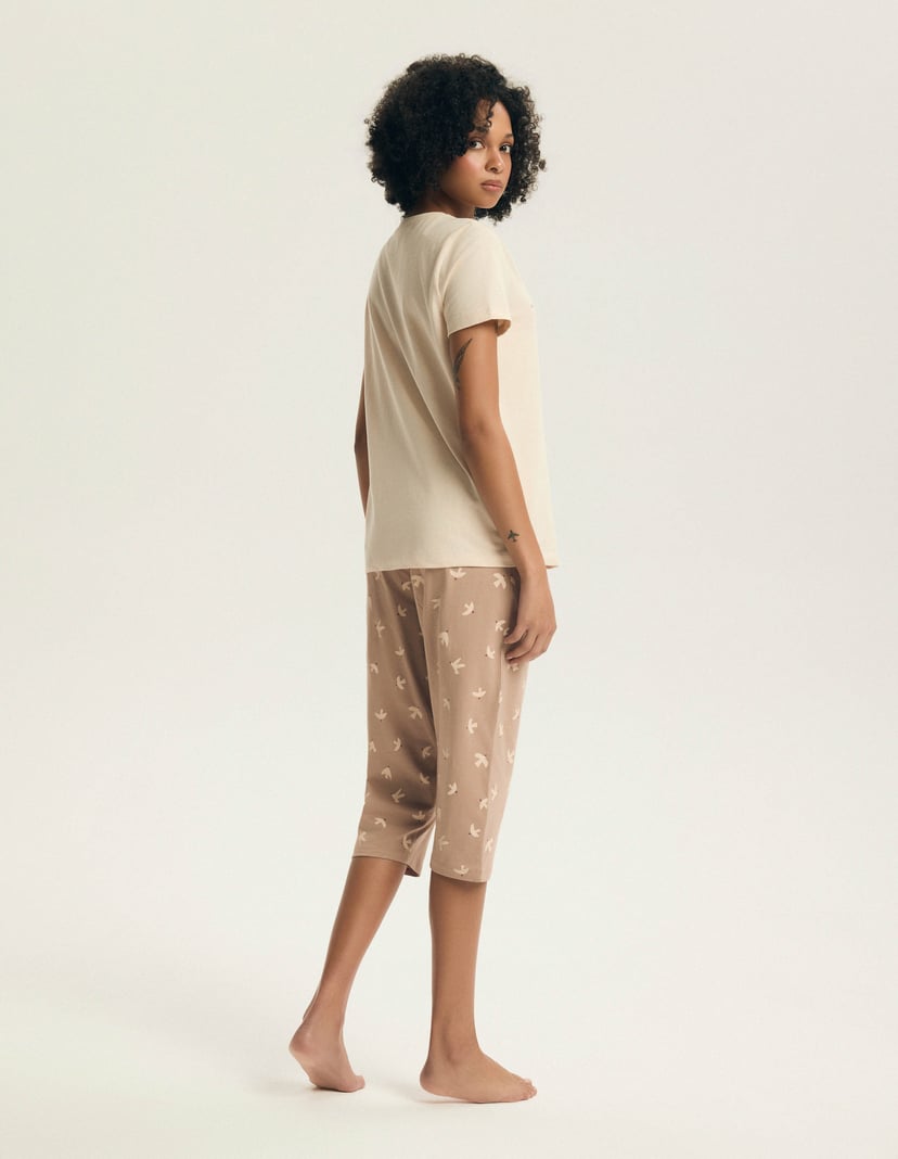 Piżama Eluna beżowy 8