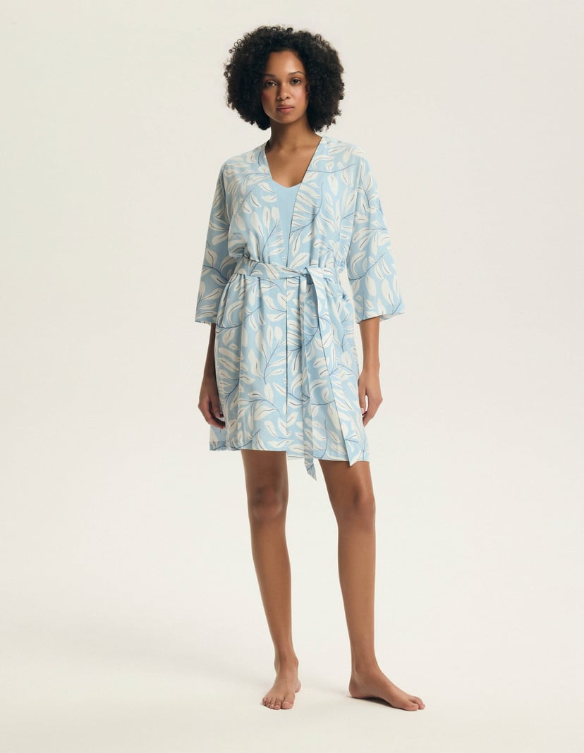 Szlafrok Estes niebieski 5