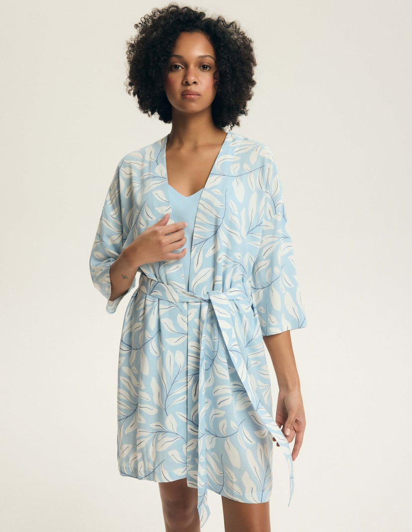 Szlafrok Estes niebieski 8