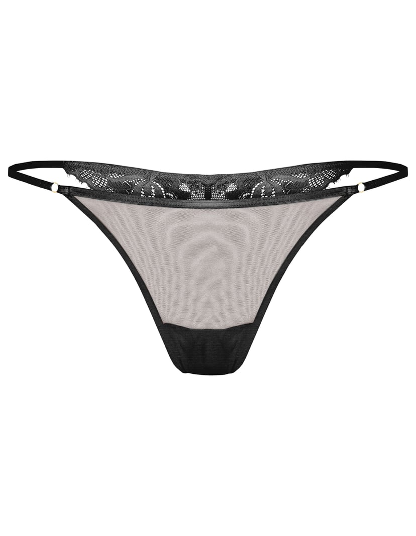 СТРІНГИ Softly чорно-золотий 6