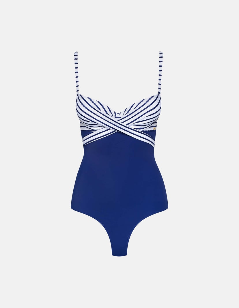 Badeanzug Marine Navy-Blau 3