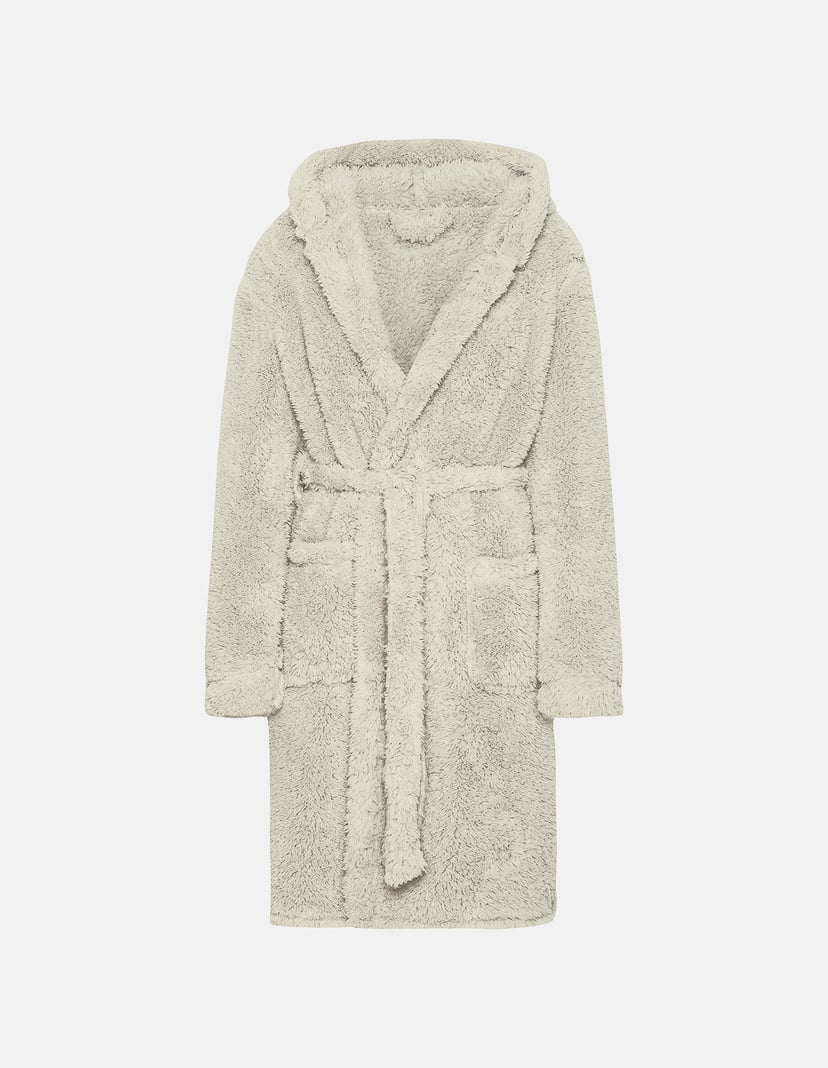 BADEMANTEL Fruit Hellgrau 2