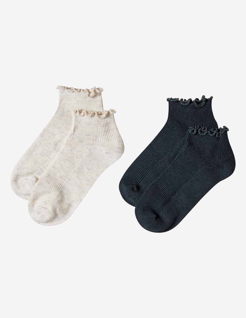 Skarpetki Balza (dwupak) beżowy 6