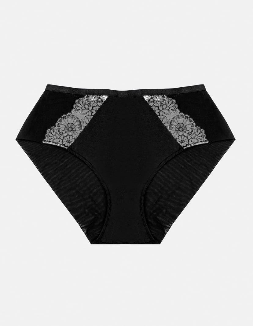 ТРУСИКИ З ВИСОКОЮ ТАЛІЄЮ Tamana Чорний 6