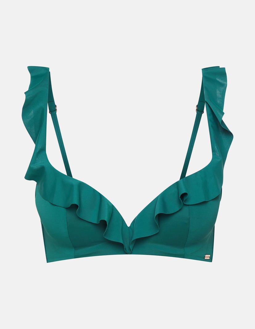 Bikini Top push-up Bae dark green 6