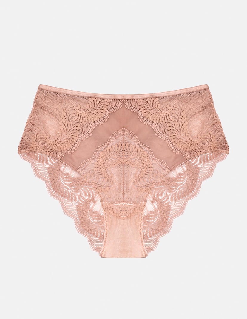 Höschen mit hoher Taile Khloe Braun 6