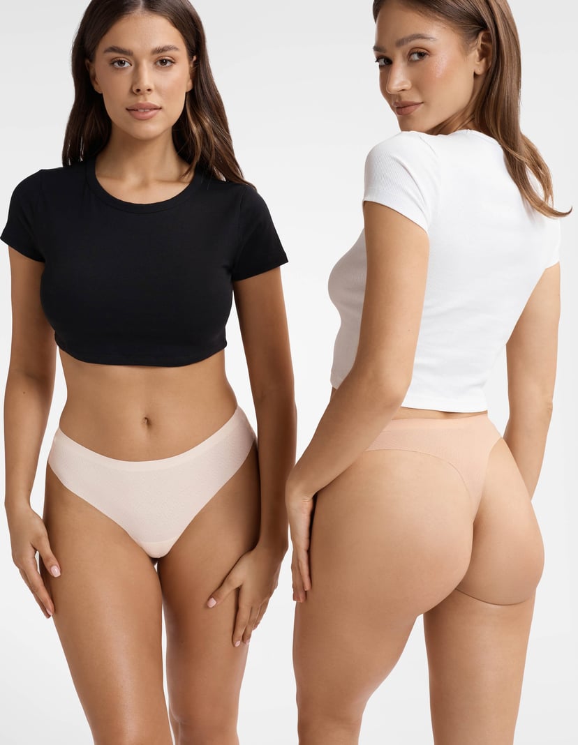 Thongs Pamala (Doublepack) Ecru 1