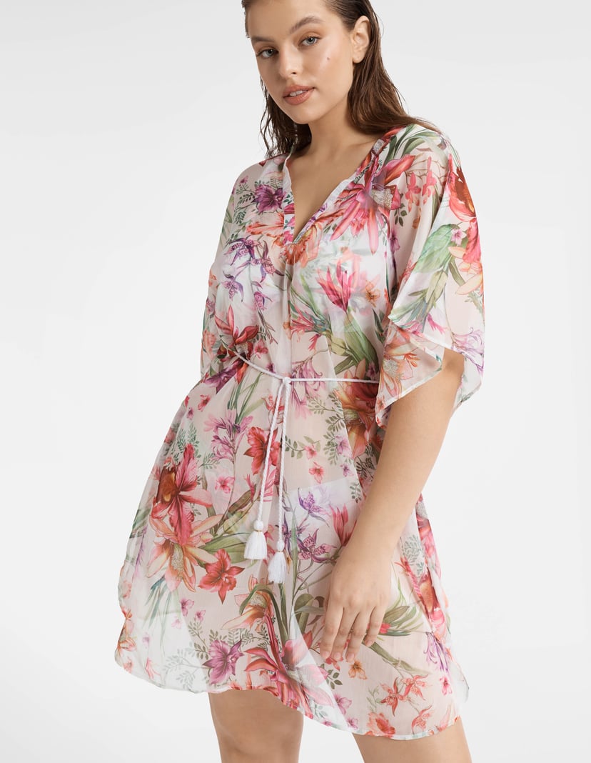 Sukienka Setubal kremowy 1