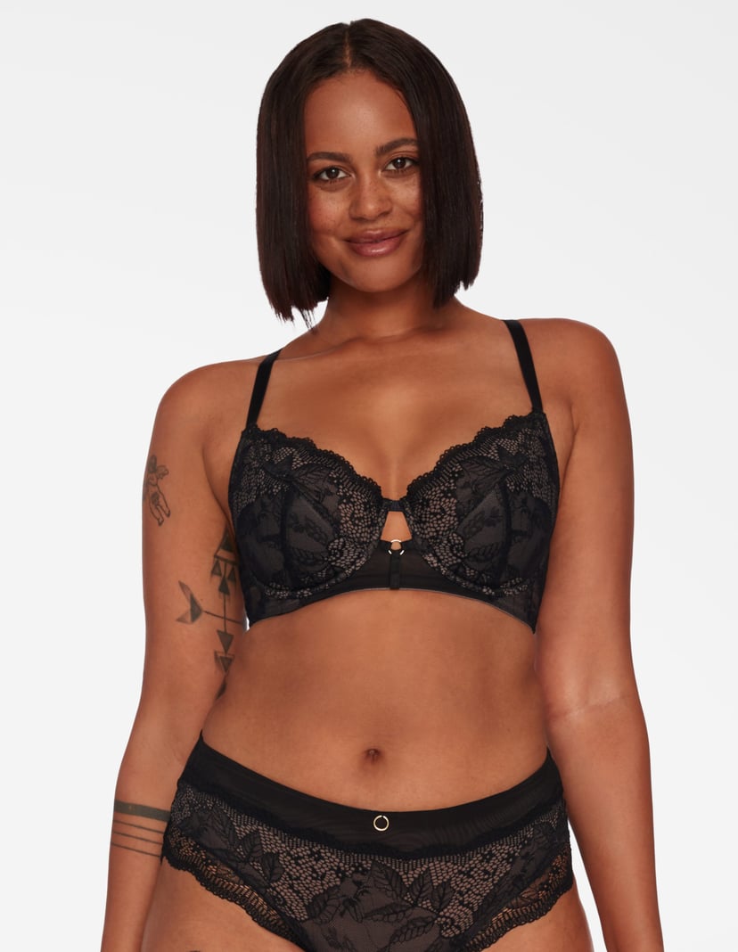 Halb-Gepolsterter BH Tarot Schwarz 1