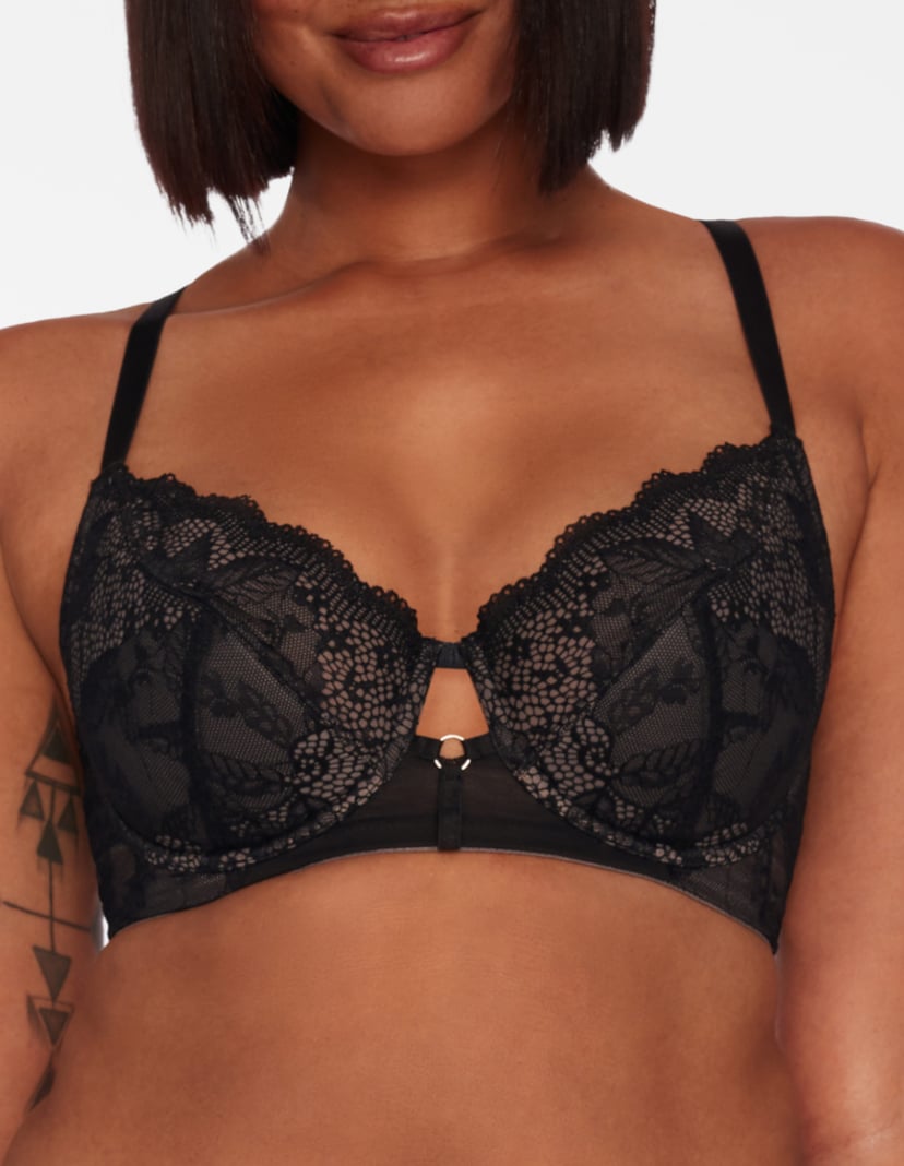 Halb-Gepolsterter BH Tarot Schwarz 3
