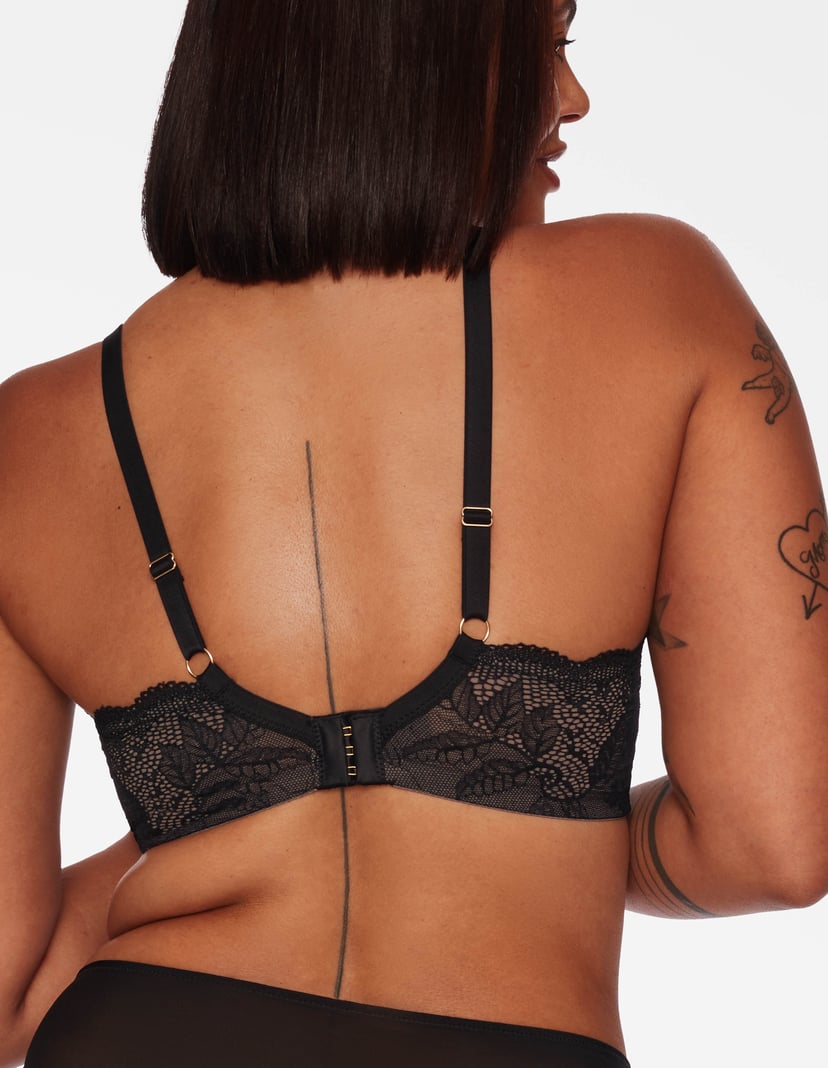 Halb-Gepolsterter BH Tarot Schwarz 4