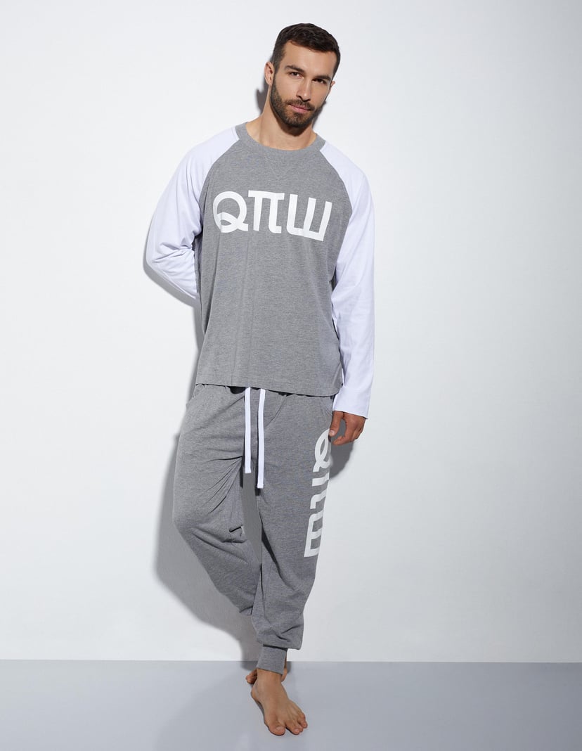 Piżama Robert Kupisz x Henderson szary 1