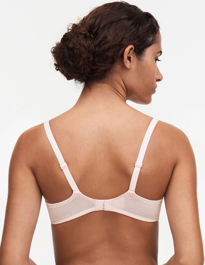 Biustonosz balkonetka fleurs Chantelle różowy 3