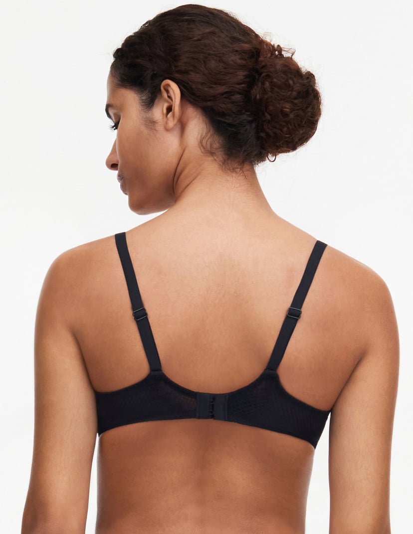 Biustonosz balkonetka fleurs Chantelle czarny 2