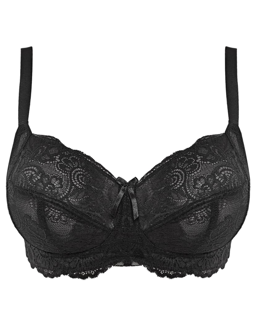 Biustonosz bez fiszbin andorra Panache czarny 6