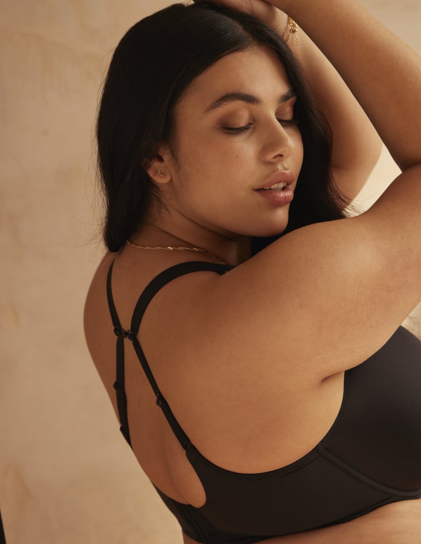 Biustonosz balkonetka elegance Panache czarny 2