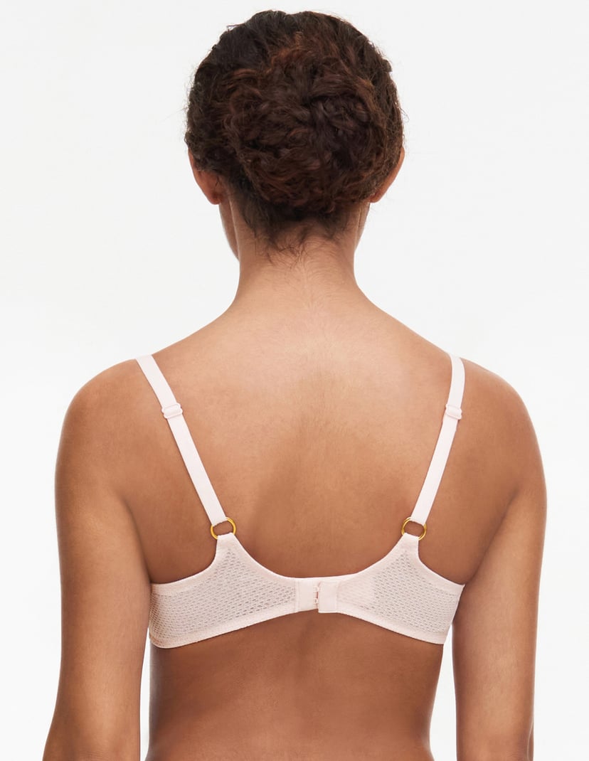 Biustonosz miękki fleurs Chantelle różowy 2