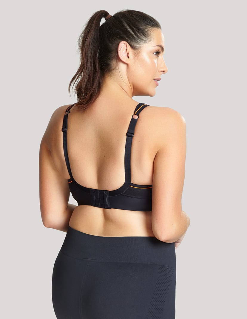 Biustonosz sportowy sport nieusztywniany Panache czarny 4