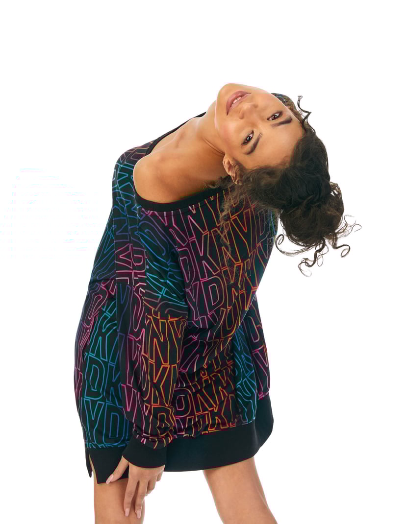 Koszula nocna cozy jersey DKNY czarny 5