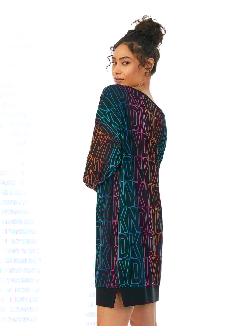 Koszula nocna cozy jersey DKNY czarny 1