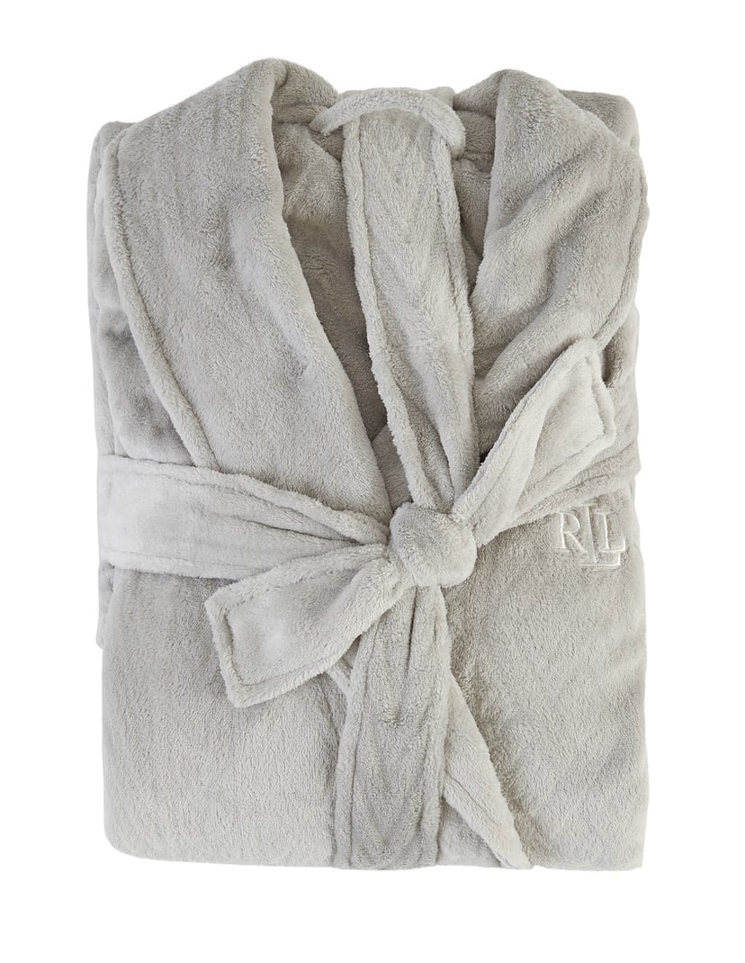 Szlafrok recykled Ralph Lauren szary 4