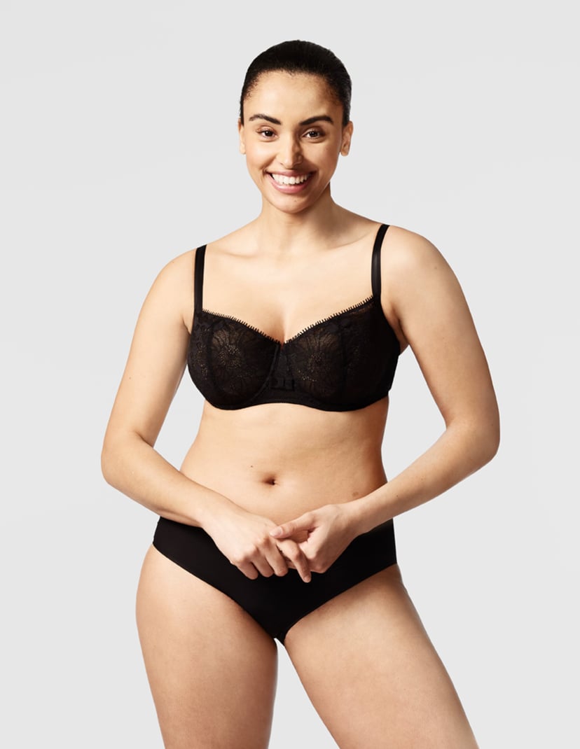 Biustonosz balkonetka day to night Chantelle czarny 4