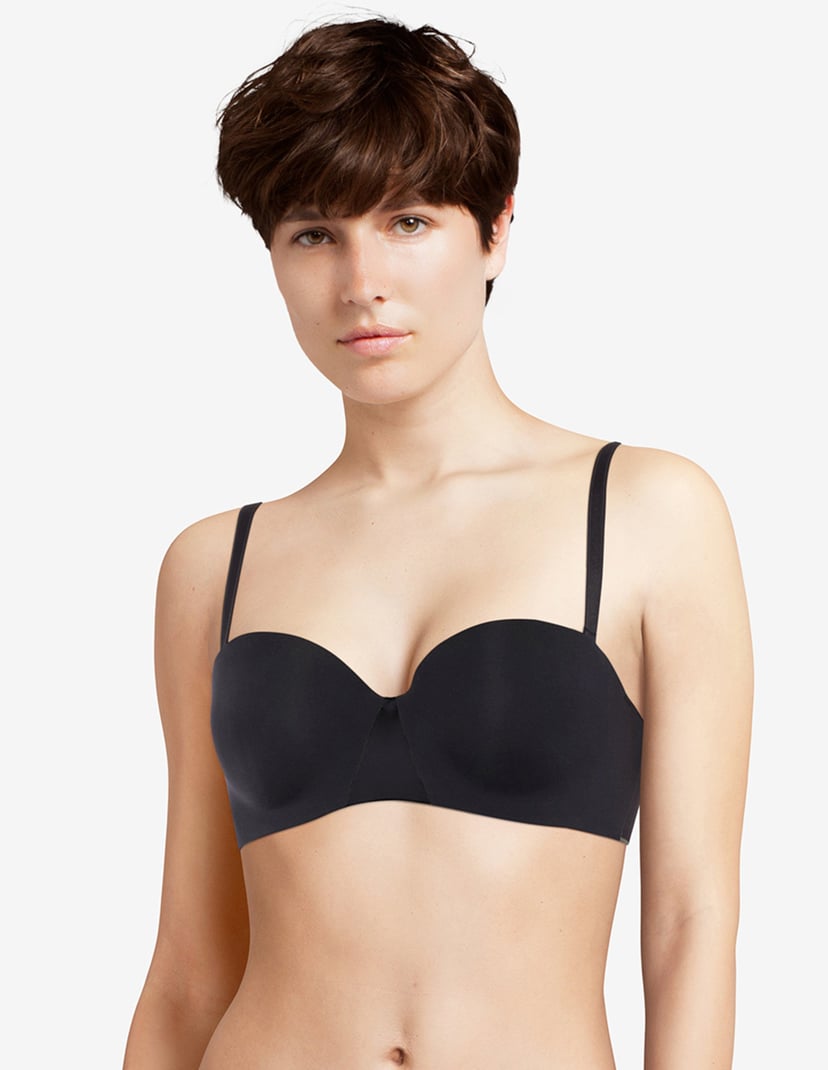 Biustonosz balkonetka essential Chantelle czarny 3