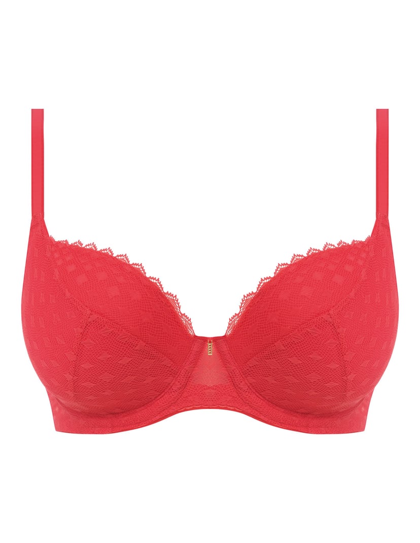 Biustonosz półusztywniany signature plunge Freya czerwony 5