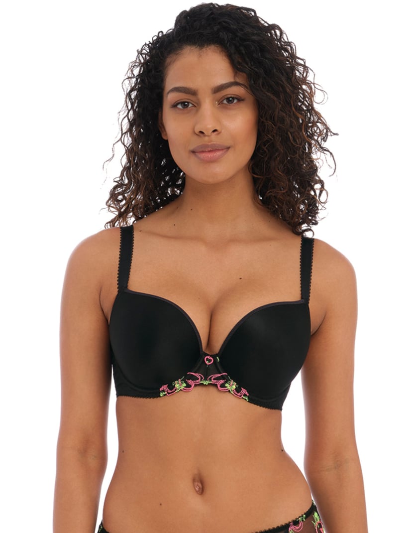 Biustonosz usztywniany loveland moulded plunge Freya czarny 1