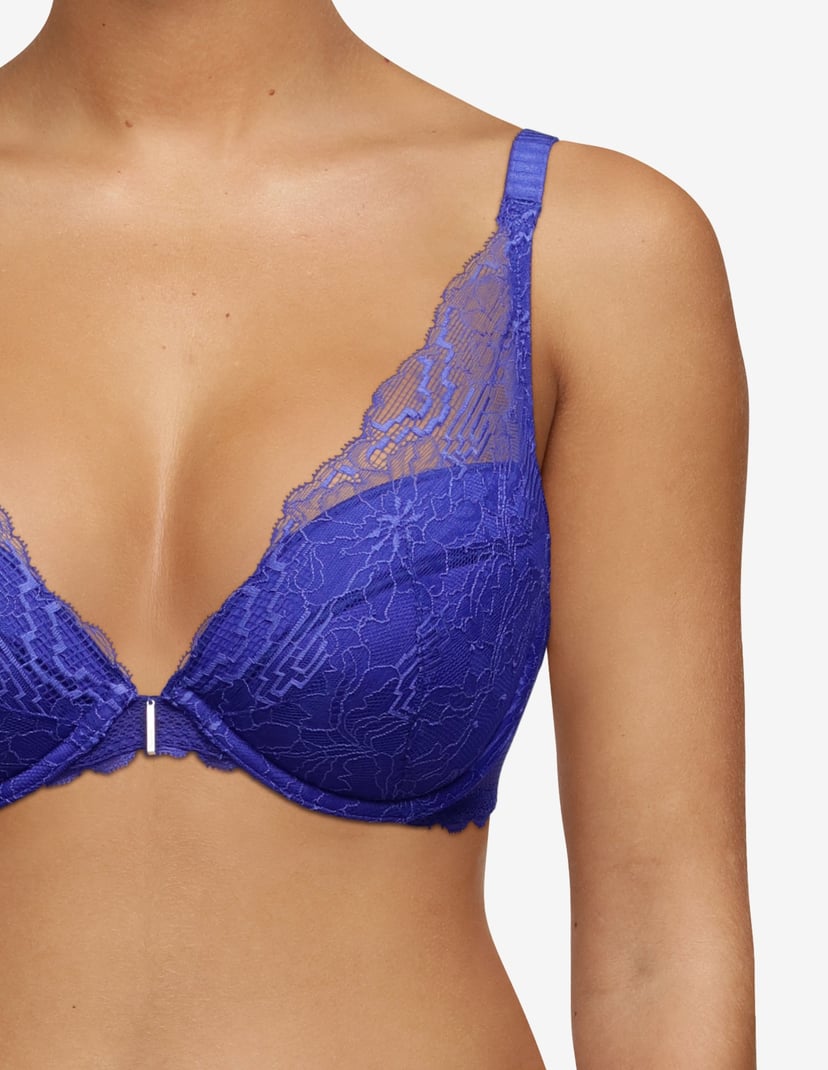 Biustonosz push-up waltz Chantelle granatowy 4