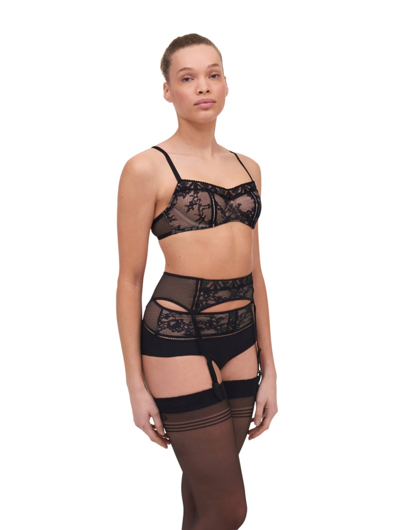 Pas do pończoch olivia Passionata czarny 1