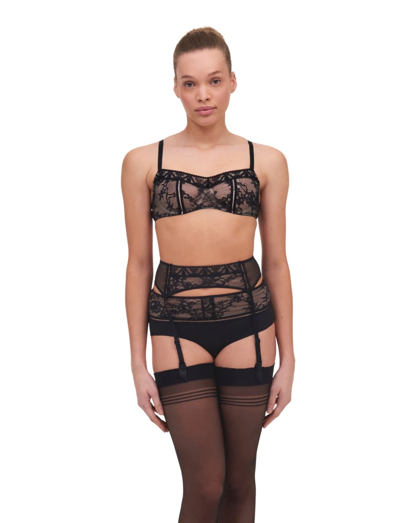 Pas do pończoch olivia Passionata czarny 2