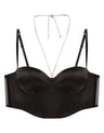 Biustonosz push-up Onyks - czarny
