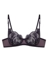Biustonosz push-up Ophelia - granatowy