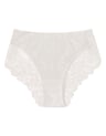 High-waisted panties Ofiel - cream