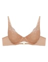 Biustonosz push-up Ombre - beżowy