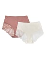 Höschen mit hoher Taile Pinky - Multi
