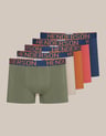 Boxers with longer legs Kadet 5-pack - Multi