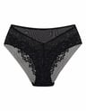 High-waisted panties Nickita - Black