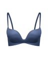 Biustonosz super push-up Shapy - granatowy