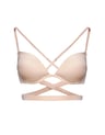 Biustonosz push up Silky - beżowy