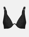 Soft bikini top Stardust - Black
