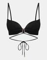 Góra od bikini push-up Thea - czarny