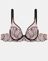 Soft bra Nugat - black and gold