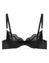 Semi-padded bra Brillant - Black