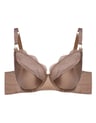 Semi-padded bra Brillant - brown