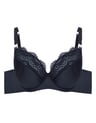 Semi-padded bra Brillant - Black