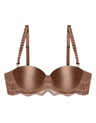 Push-up bra Brillant - brown